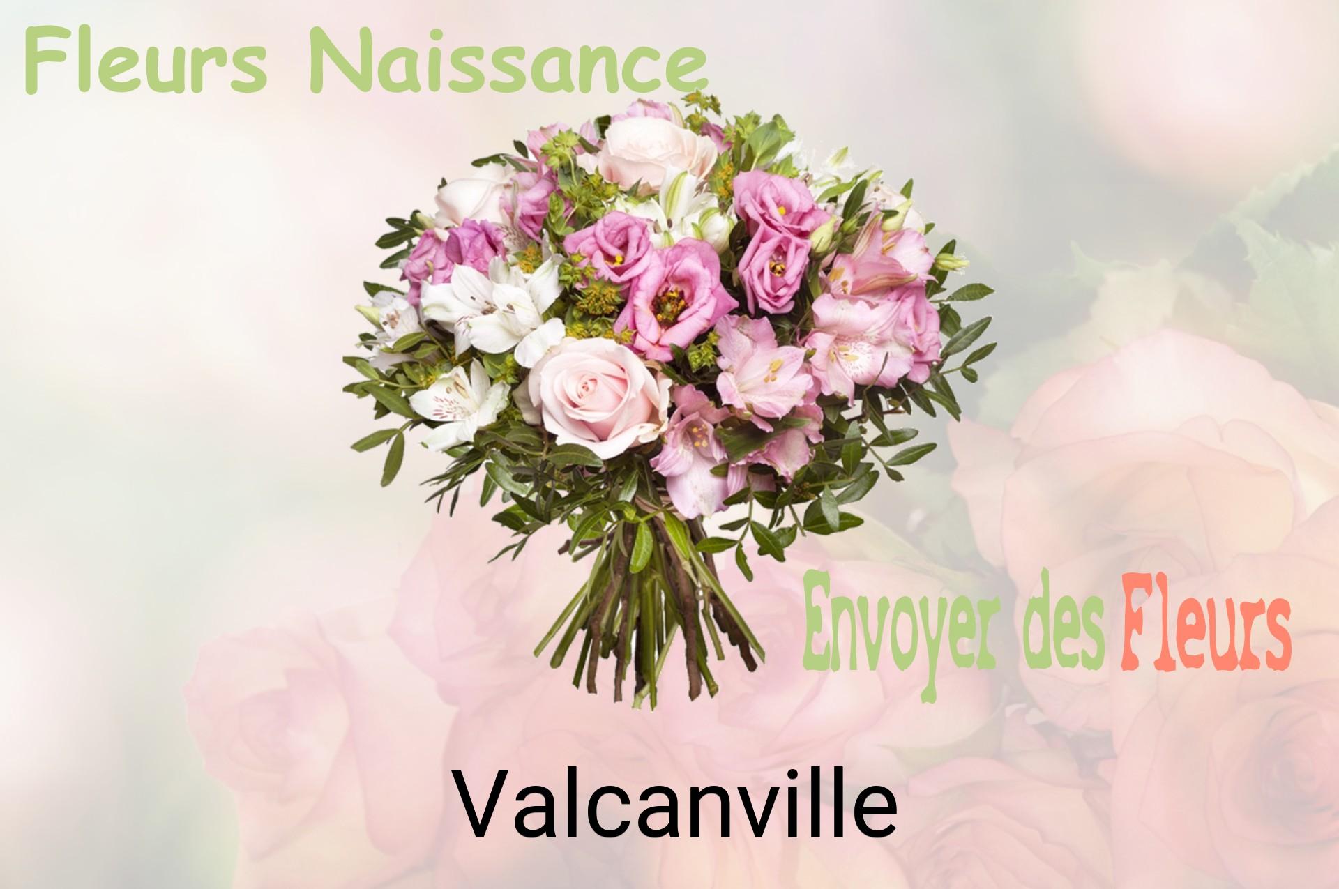 Bouquet de fleurs de naissance livré à Valcanville